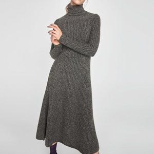 Zara Aline Sweater High Neck Dress